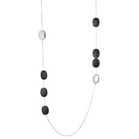 Collana Marcello Pane Donna Rubber in Argento CLAR078 - CLAR078